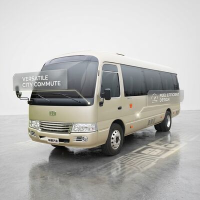 6m Electric Mini Coaster Bus dengan 18 kursi dan 89.7 kWh baterai untuk transportasi umum
