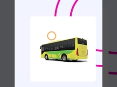 8m 29 Baterai Penumpang Emisi Nol Bus Listrik 69km/H