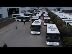 10.5m 30 Seater Bus Listrik Murni Electric Tour Bus low entry bus nyaman.